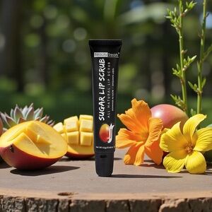Beauty Treats Mango Fruit Sugar Lip Scrub Cruelty Free Moisturizing Exfoliation